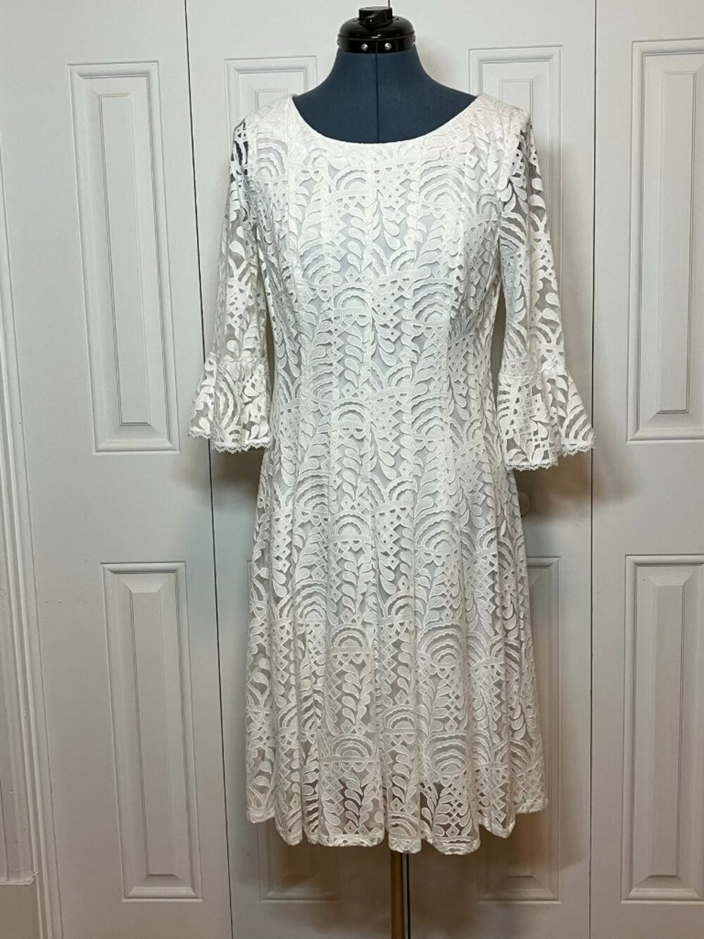 Rabbit Rabbit Rabbit Design NWT Ivory Lace Dress Size 6